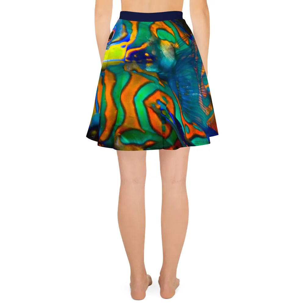 Mandarinfish Skater Skirt